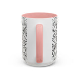 Heart Scan Accent Coffee Mug (15oz)