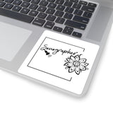 Sonographer Square Stickers