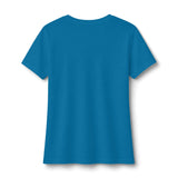 RDCS Floral Script Women's V-Neck Tee