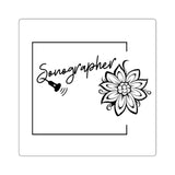 Sonographer Square Stickers