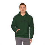 Sonographer Square Unisex Heavy Blend™ Hooded Sweatshirt