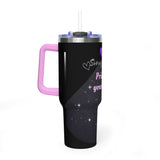 Personalized Sonographer Sparkle Vacuum Thermal Tumbler, 40oz