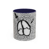 Chill It's Just Bubbles Accent Coffee Mug (11, 15oz)