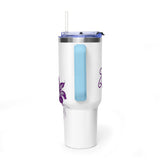 Sonographer Floral Vacuum Thermal Tumbler, 40oz