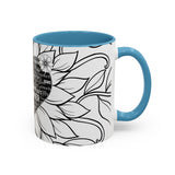 Sonographer Heart Accent Coffee Mug (11, 15oz)