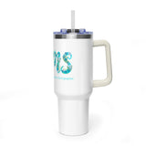 RDMS Floral Vacuum Thermal Tumbler, 40oz