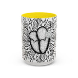 Heart Scan Accent Coffee Mug (15oz)
