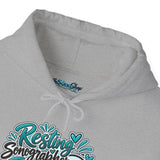 Resting Sonographer Face (R.S.F.) Unisex Heavy Blend™ Hooded Sweatshirt