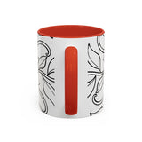 Sonographer Heart Accent Coffee Mug (11, 15oz)