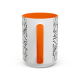 Heart Scan Accent Coffee Mug (15oz)