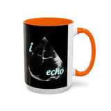iHeartEcho™ Echo Image Accent Mug (15oz)