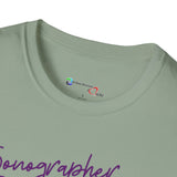 Sonographer Flowers Unisex Softstyle T-Shirt