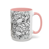 Heart Scan Accent Coffee Mug (15oz)