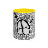 Chill It's Just Bubbles Accent Coffee Mug (11, 15oz)