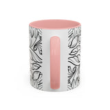 Heart Scan Accent Coffee Mug (15oz)