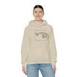 Sonographer Square Unisex Heavy Blend™ Hooded Sweatshirt