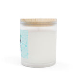 Smells Like Ultrasound Gel & Good Vibes Frosted Glass Candle