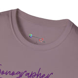 Sonographer Flowers Unisex Softstyle T-Shirt