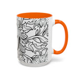 Heart Scan Accent Coffee Mug (15oz)