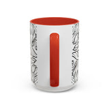 Heart Scan Accent Coffee Mug (15oz)