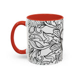 Heart Scan Accent Coffee Mug (15oz)