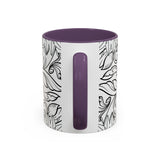 Heart Scan Accent Coffee Mug (15oz)