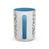 Heart Scan Accent Coffee Mug (15oz)