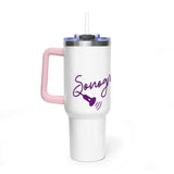 Sonographer Floral Vacuum Thermal Tumbler, 40oz