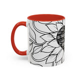 Sonographer Heart Accent Coffee Mug (11, 15oz)