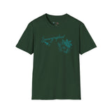 Sonographer Flowers Unisex Softstyle T-Shirt