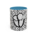 Heart Scan Accent Coffee Mug (15oz)