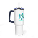 RDMS Floral Vacuum Thermal Tumbler, 40oz