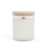 Smells Like Ultrasound Gel & Good Vibes Frosted Glass Candle