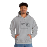 Sonographer Square Unisex Heavy Blend™ Hooded Sweatshirt