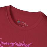 Sonographer Flowers Unisex Softstyle T-Shirt