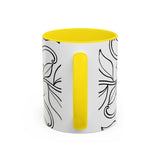 Sonographer Heart Accent Coffee Mug (11, 15oz)