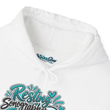 Resting Sonographer Face (R.S.F.) Unisex Heavy Blend™ Hooded Sweatshirt
