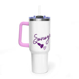 Sonographer Floral Vacuum Thermal Tumbler, 40oz
