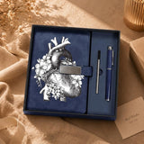 Anatomical Heart Notebook & Pen Gift Set