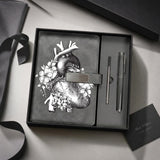 Anatomical Heart Notebook & Pen Gift Set