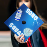 Sono Squad Grad Graduation Cap Topper