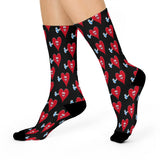 Echomoji™ Crew Socks - Heart with Gel