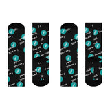 Echomoji Crew Socks - I See With Sound