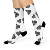 Sonographer Heart Crew Socks