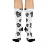 Sonographer Heart Crew Socks
