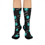 Echomoji Crew Socks - I See With Sound