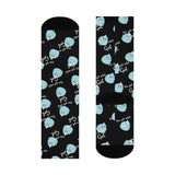 Echomoji™ "You Get Cold Gel" Crew Socks (Black)