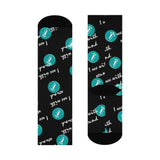 Echomoji Crew Socks - I See With Sound