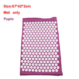 Yoga Relieve Stress Pain Massager Mat Natural Relief Stress Tension Body Massage Cushion Acupressure Mat