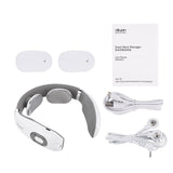 Electric Pulse Neck Massager Cervical Traction Collar Therapy Pain Relief Stimulator Guasha Acupuncture Cupping Patting Massage